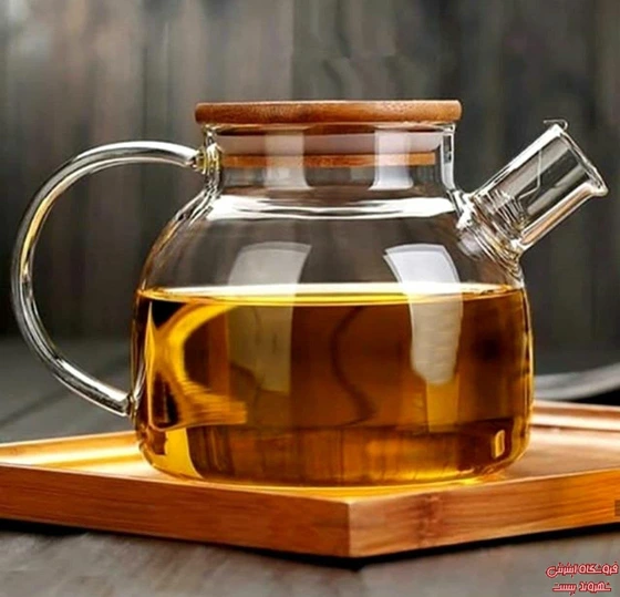قوری پیرکس درب بامبو 1 لیتری